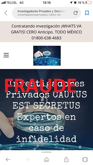 DETECTIVES DEFRAUDADORES COMAIP ESTAFAN Y EXTORSIONAN